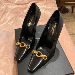 Saint Laurent Blade Embellished Pumps